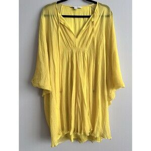 Diane Von Furstenberg New Fleurette Dress Yellow Silk 4